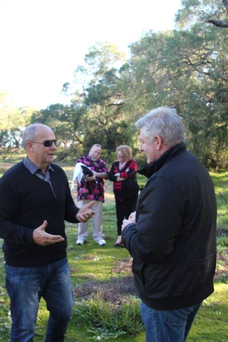 Fresh Start Recovery Programme Chief Executive Officer Jeff Claughton with Dunsborough Church of Christ Pastor Craig Roger at Locke Estate in Busselton.  