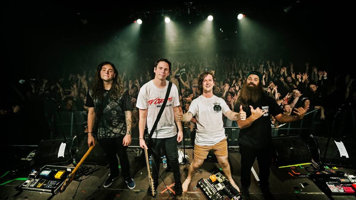 Violent Soho are ready to play to a hungry crowd.