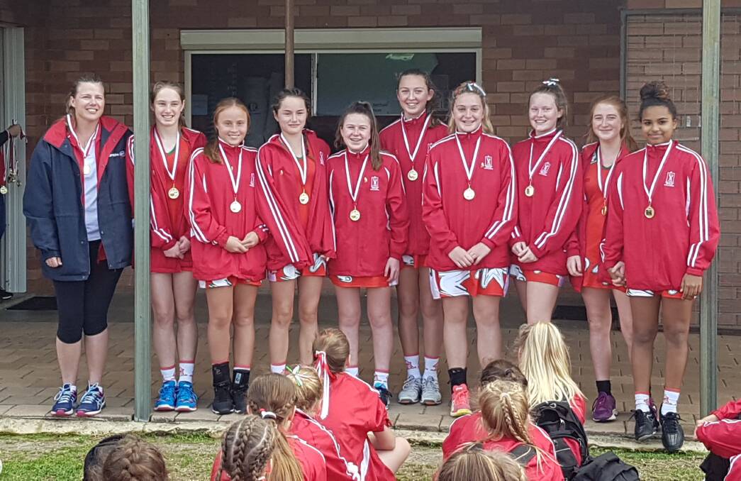 Top players: 14-year-old development netball winners. Photo: supplied.