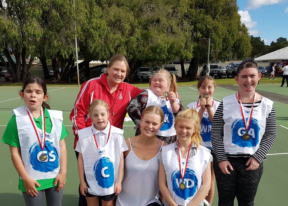 Having fun: Participants in the No Limits clinic enjoying netball and friendship. Photo: supplied.