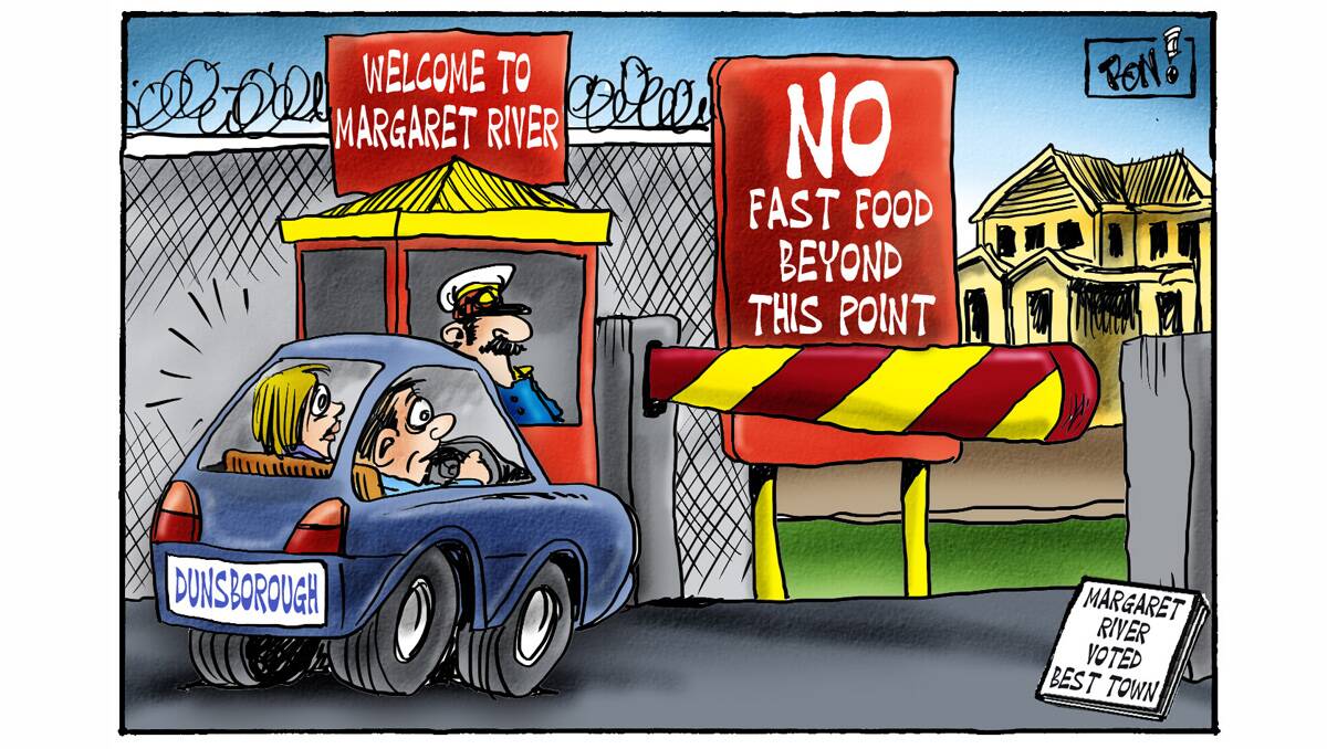 Cartoons from the Busselton-Dunsborough Mail. 12-12-2012.