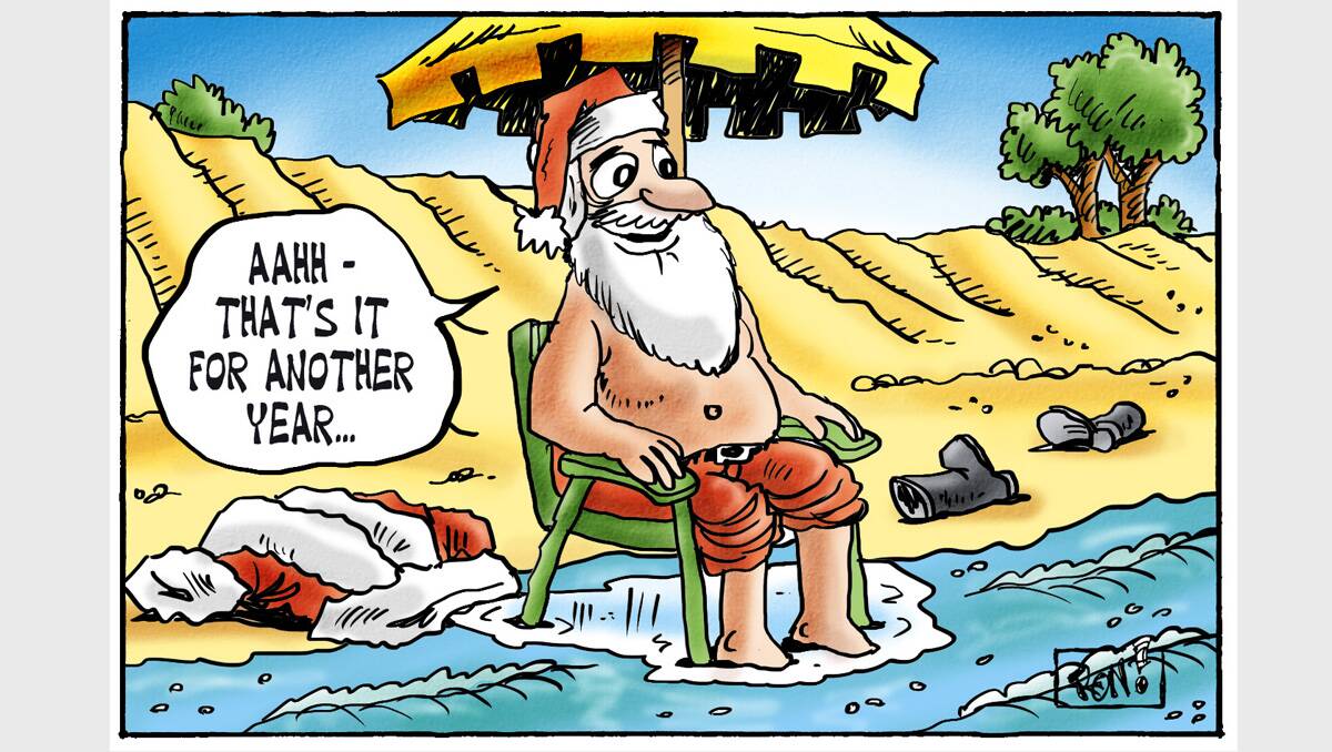 Cartoons from the Busselton-Dunsborough Mail. 26-12-2012.