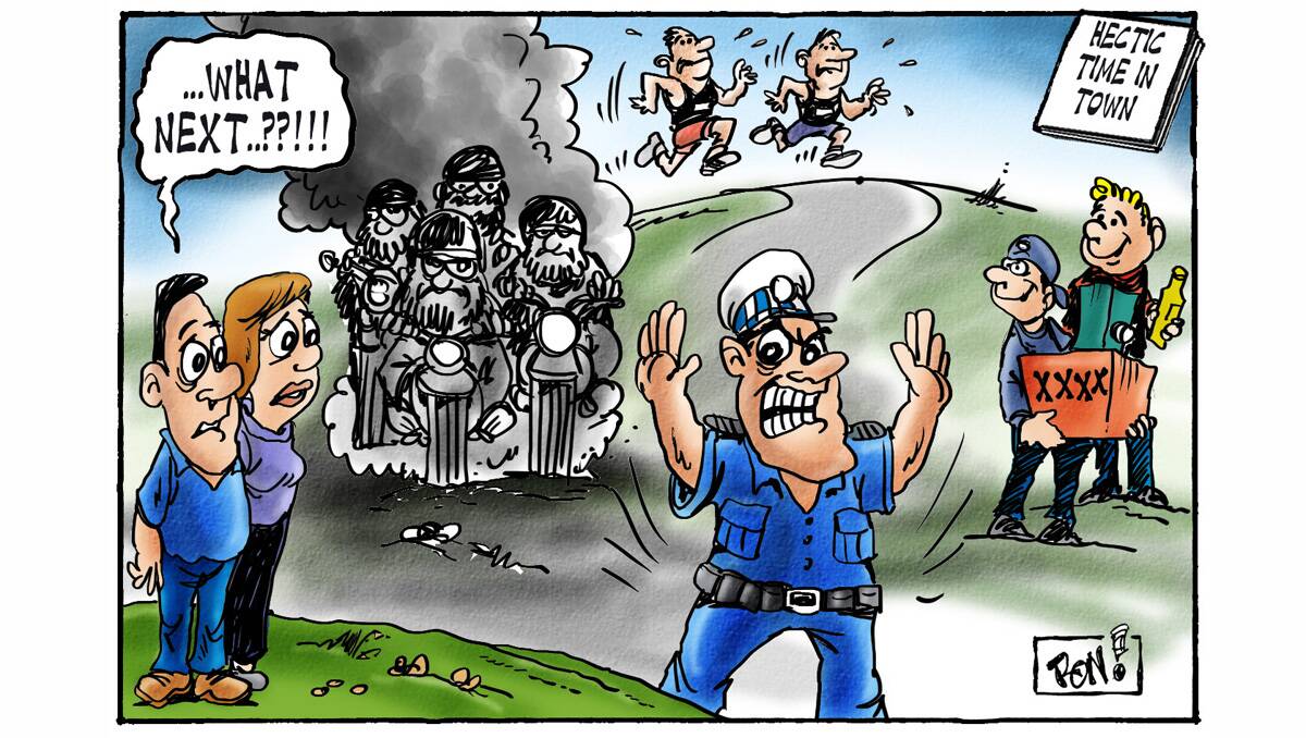 Cartoons from the Busselton-Dunsborough Mail. 5-12-2012.