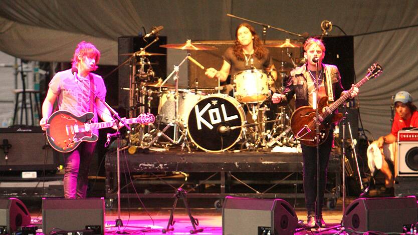 2008: Kings of Leon attracted a huge crowd