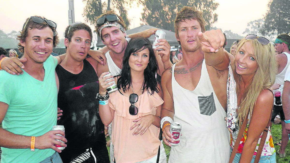 2011: Festival goers kept cool with a drink