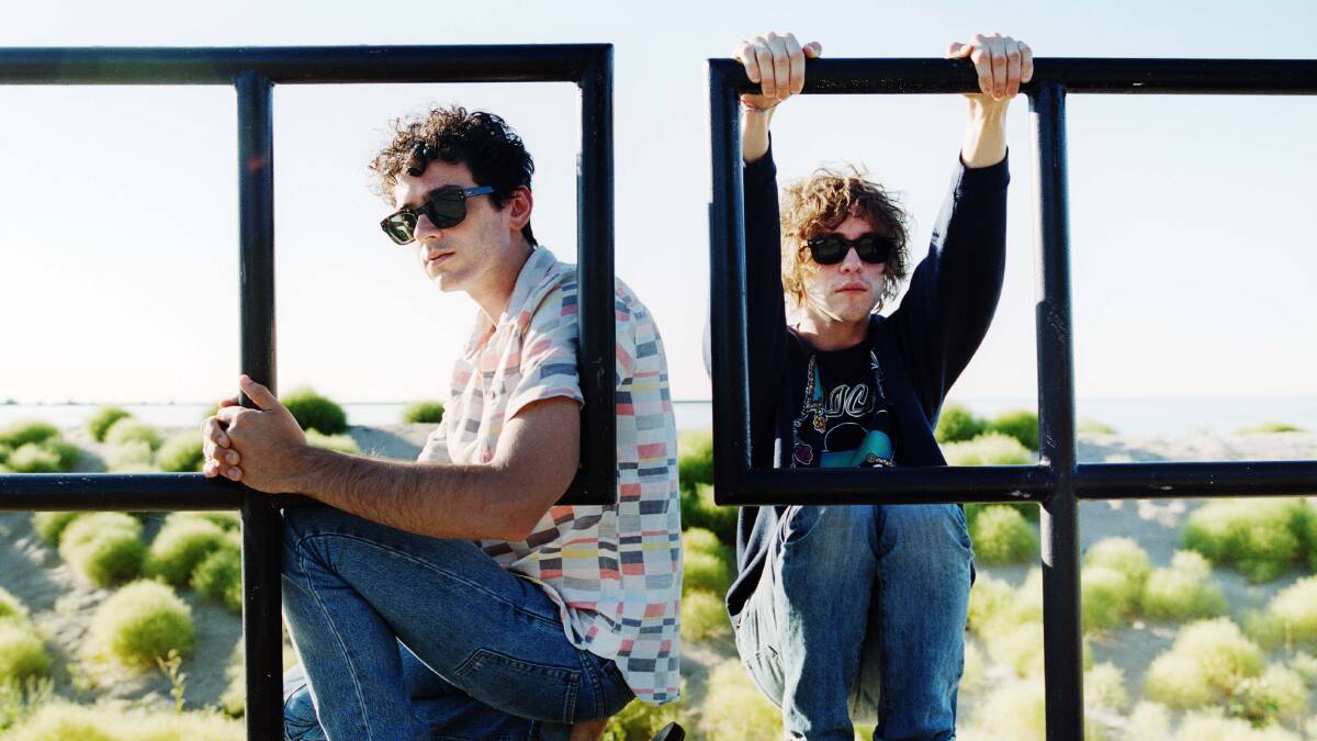 MGMT: Ben Goldwasser on left and Andrew Vanwyngarden on right. Photo: Danny Clinch.