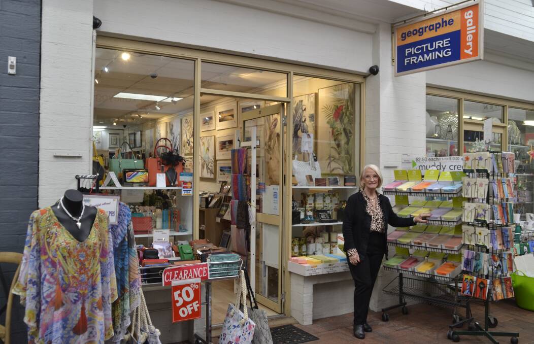 Betsy Orwin says all the stores in Fig Tree Lane arelike "one big family", with the framing shop being one of the longest serving. 