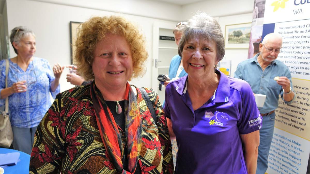 An outreach service for the region: South West Womens Health and Information Centre chief executive Lesley Jackes with Cancer Council WA employee Wendy Maslin. Picture: supplied 