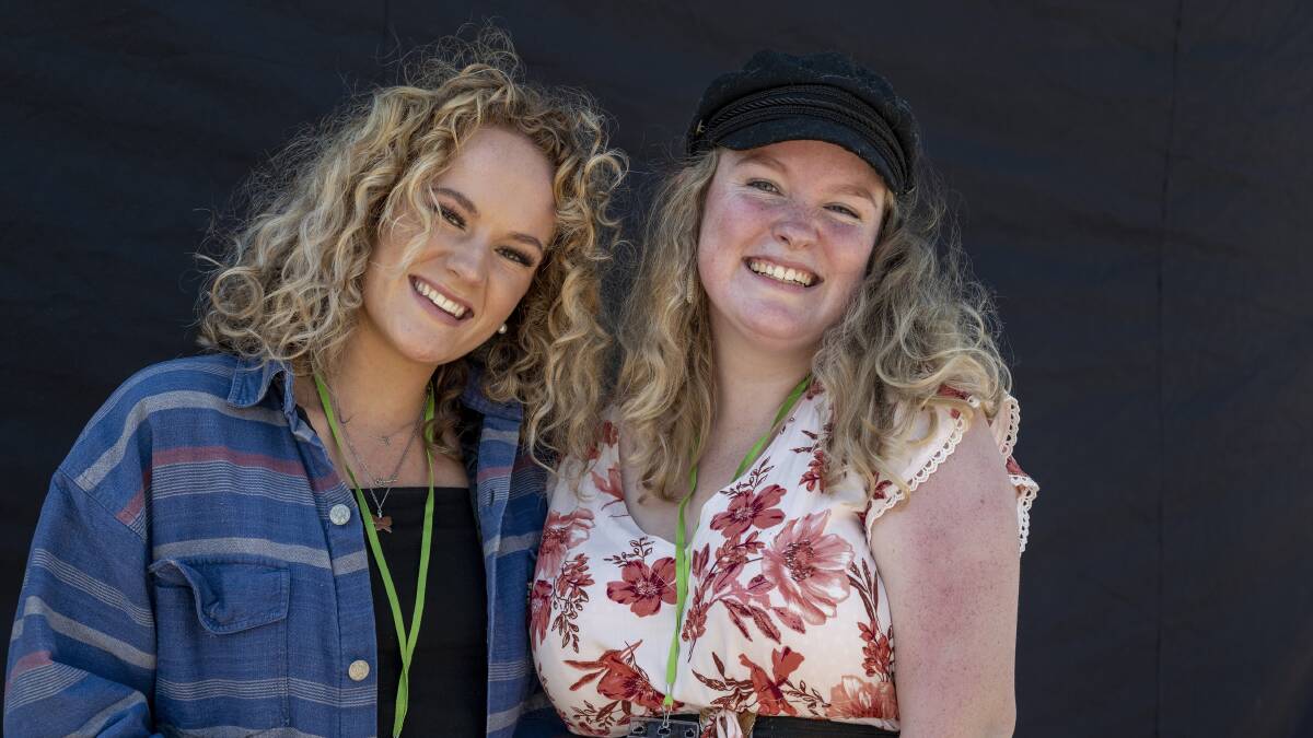 Ecstatic: Busselton artists Sofia Watt and Maya Ixchell will perform alongside big names at Out Of The Woods Festival. Picture: Supplied.