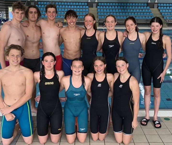 Going for Gold: Busselton Swimming Club was ranked the second highest Country Club in the state after taking some big wins at the Long Course Championships. Picture: Supplied.