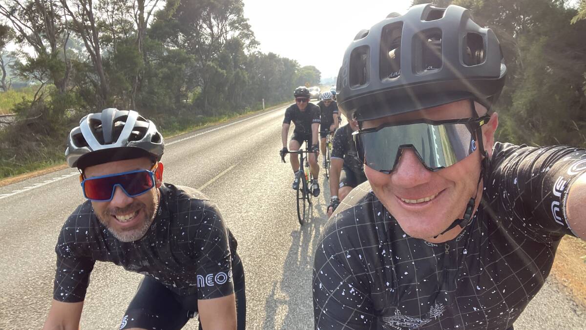 Possibilties: Reon and other riders on the 700km bike ride through the South West are raising money for ground-breaking medical research. Picture: Supplied.
