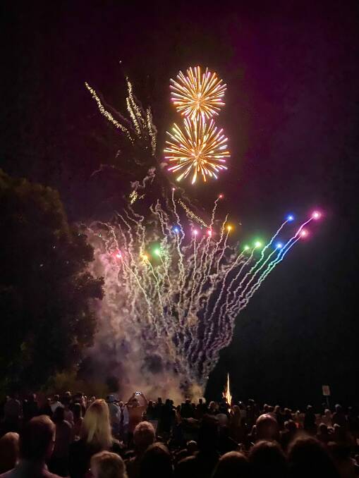 Postponed: The usual fireworks display at Dunsborough Arts Festival on March long weekend have been called off this year. Picture: Supplied.
