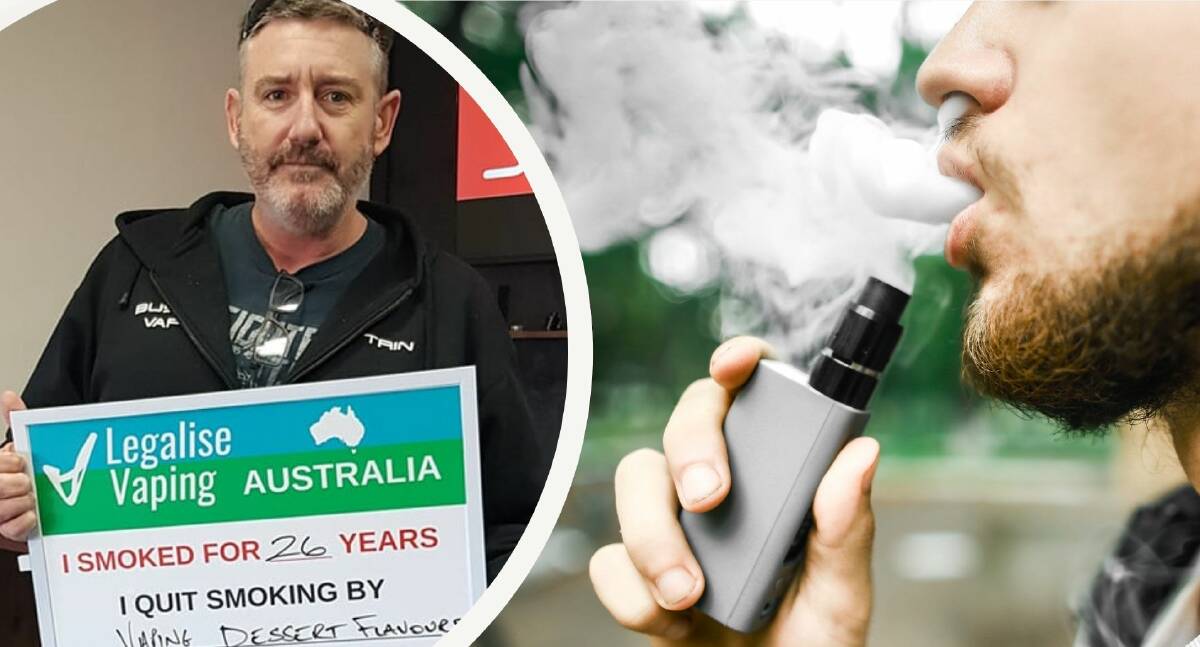 Making a case: Busso Vape owner Trinite Williams said many people in his community have successfully quit smoking with the aid of E-cigarettes. Picture: Supplied/Shutterstock.