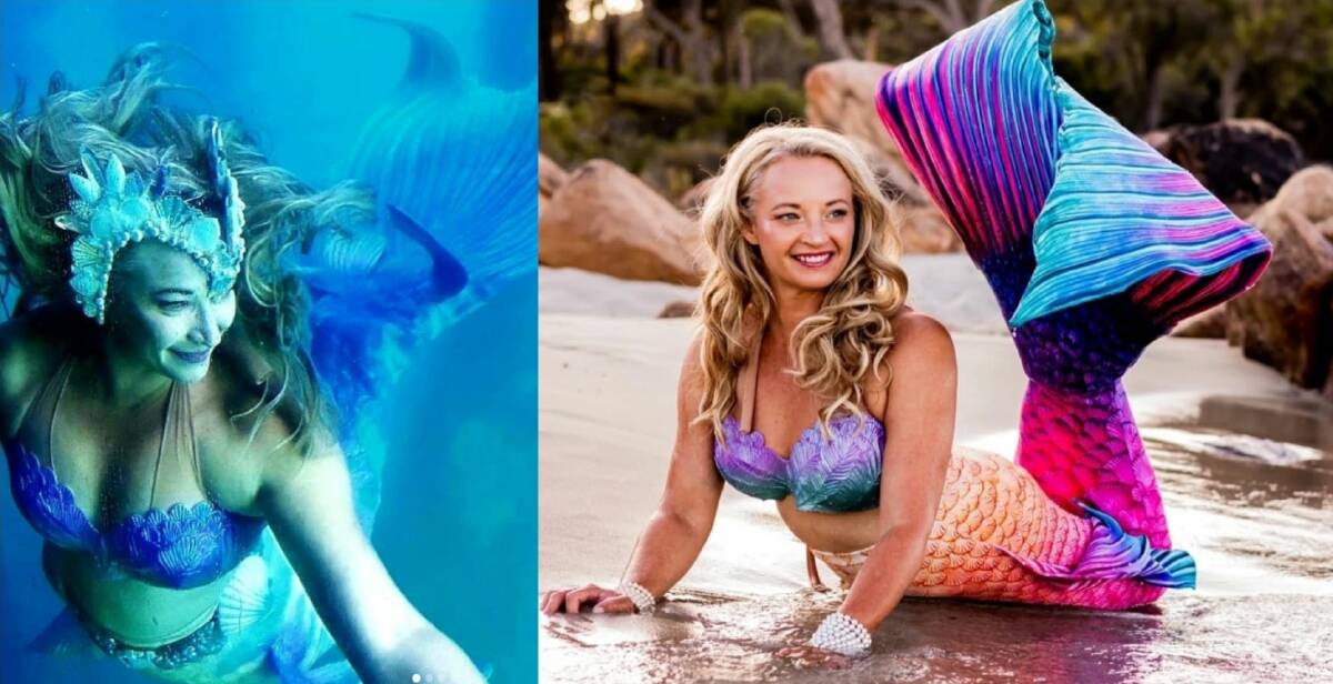 Magic: 'Mermaid Nixie' from South West Mermaids loves to educate children about ocean conservation. Pictures: Donna Fullwood and Impress Me Photography.