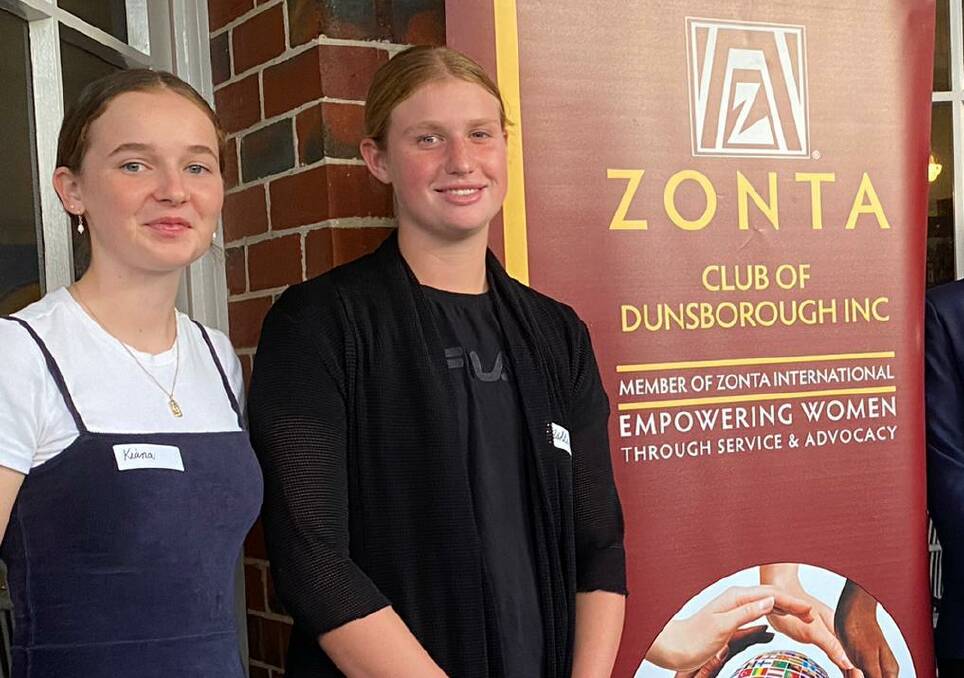 Resilience: Highschool students Kiana Donaldson and Ashleigh Webster were two of the five Outstanding Woman of the Year Award recipients. Picture: Supplied.