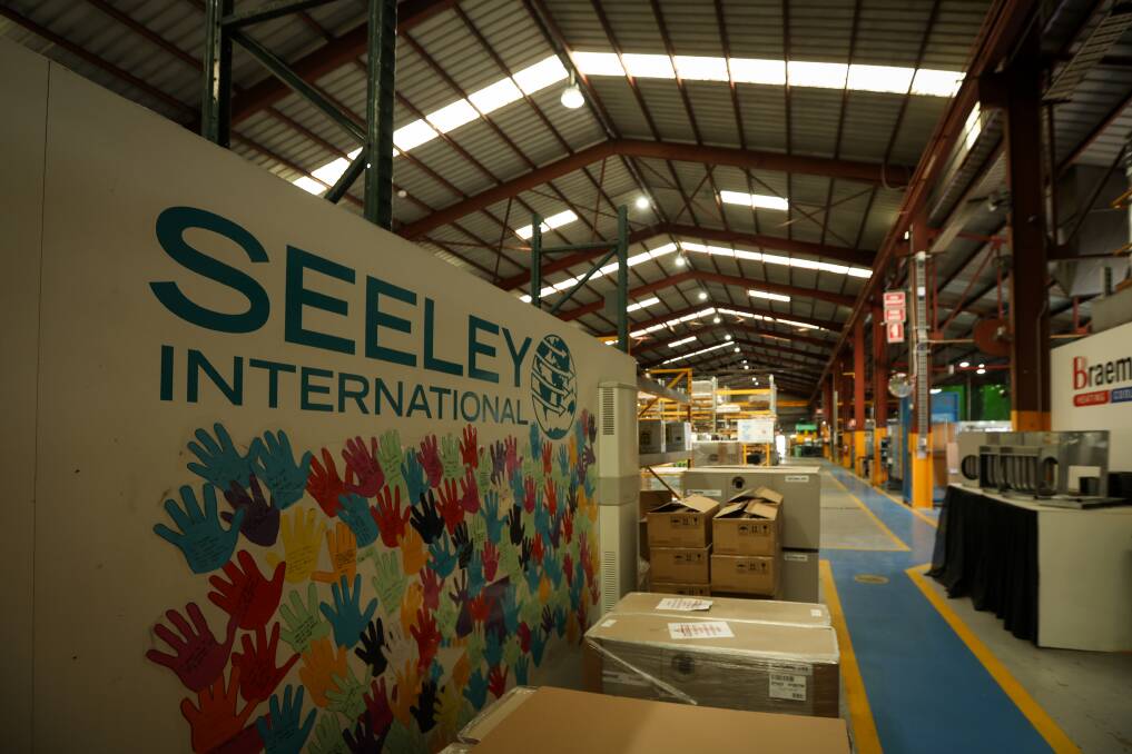 Inside Seeley International's Albury factory. Picture by James Wiltshire