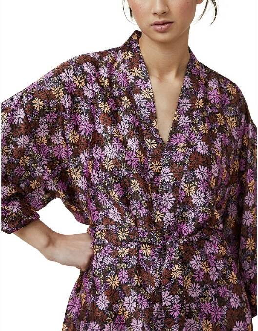 Save 25 per cent on this satin robe from Cotton On at David Jones - $29.99. 