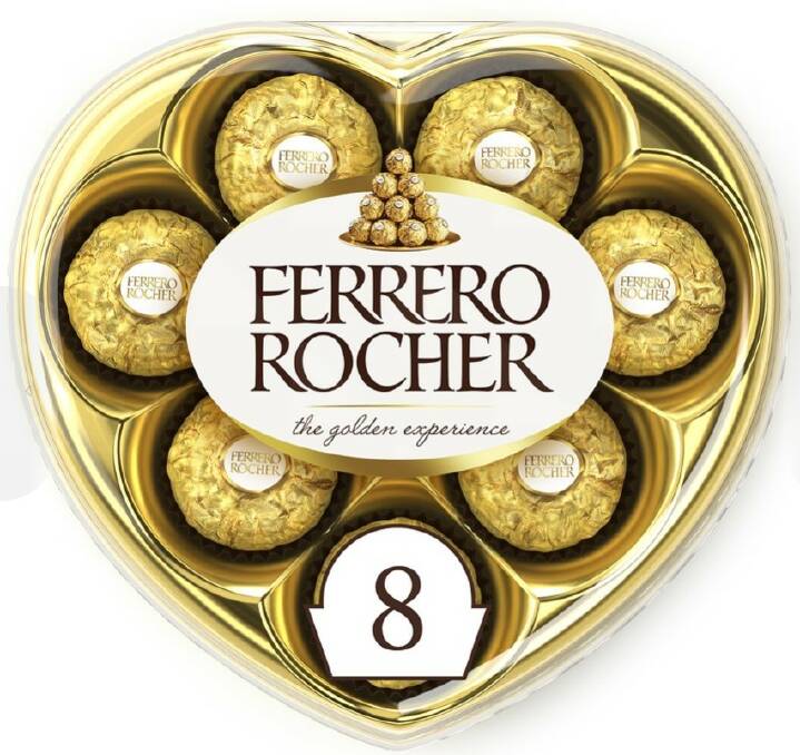 Ferrero Rocher chocolate heart gift box at Big W was $12, now $6 - save 50 per cent!
