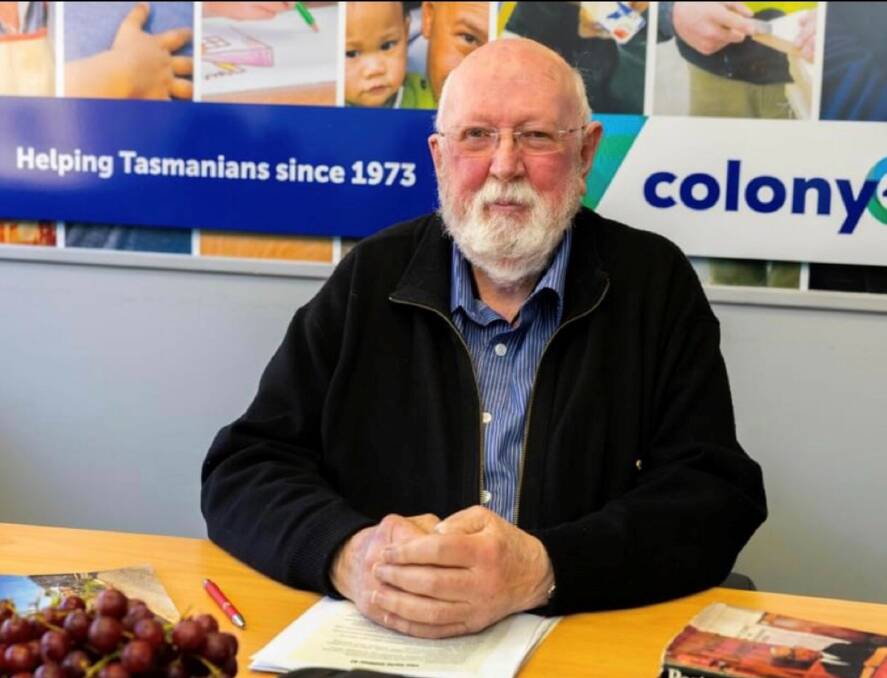 Reverend James Colville AM is the 2024 Senior Australian of the Year for Tasmania. Picture supplied by australianoftheyear.org.au
