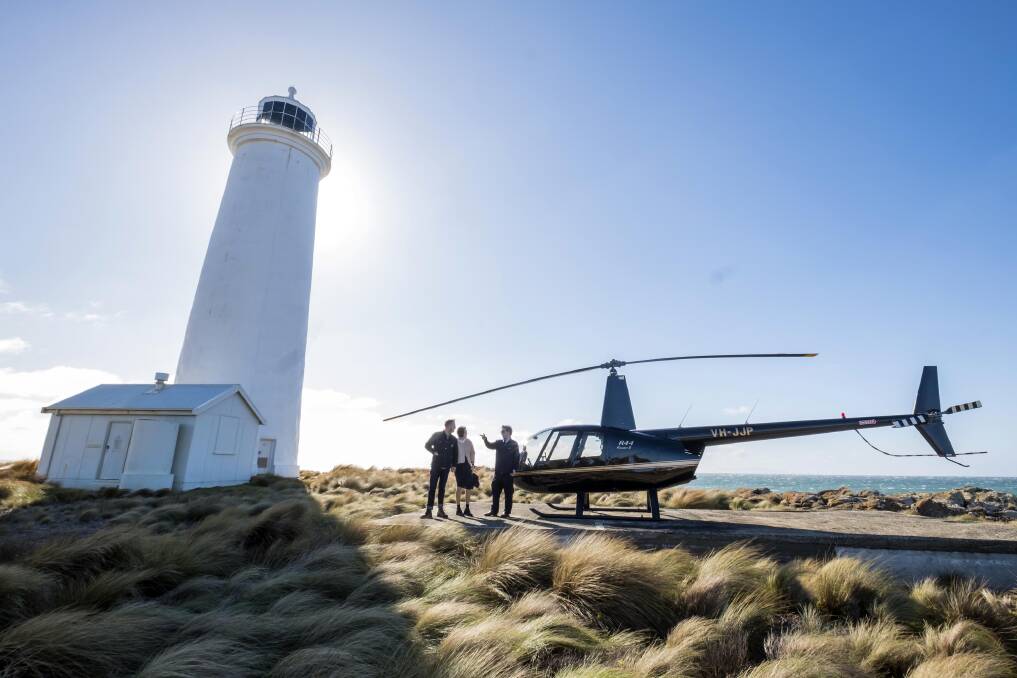 Unique Charters: Scenic helicopter tours directly from Peppers Silo Hotel in Launceston. Image: Chris Crerar.