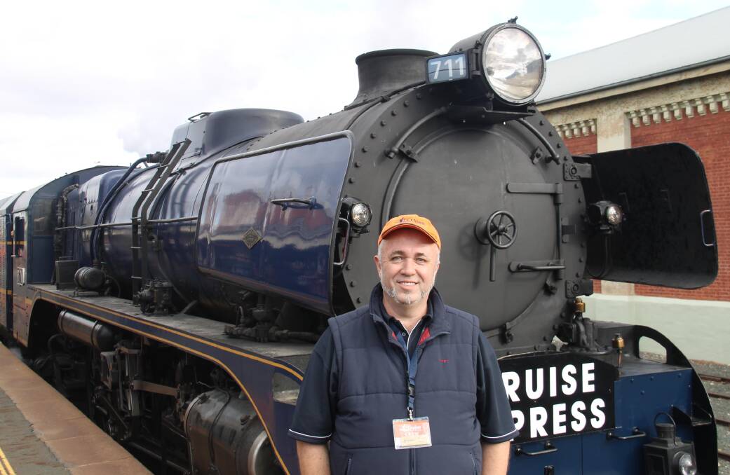 THE MAN: Richard Boyce and Cruise Express has injected some $3 million into the coffers of various rail-restoration societies.
