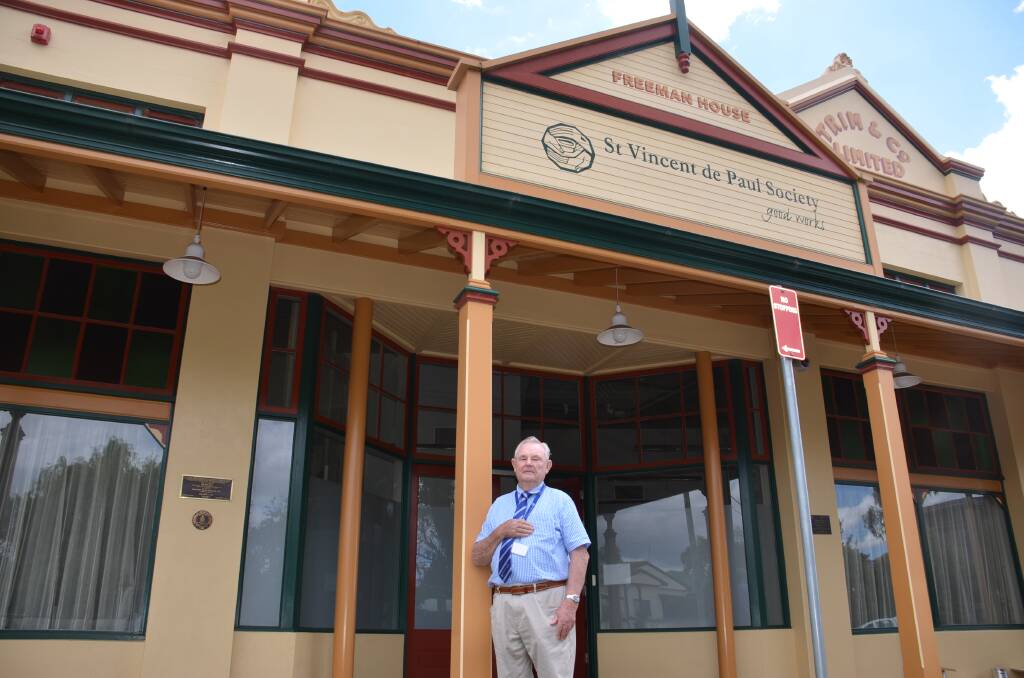 PRDIE AND JOY: Donald Hewitt stands in front of the heritage part of Freeman House - the refurbished Crescent Guest House building