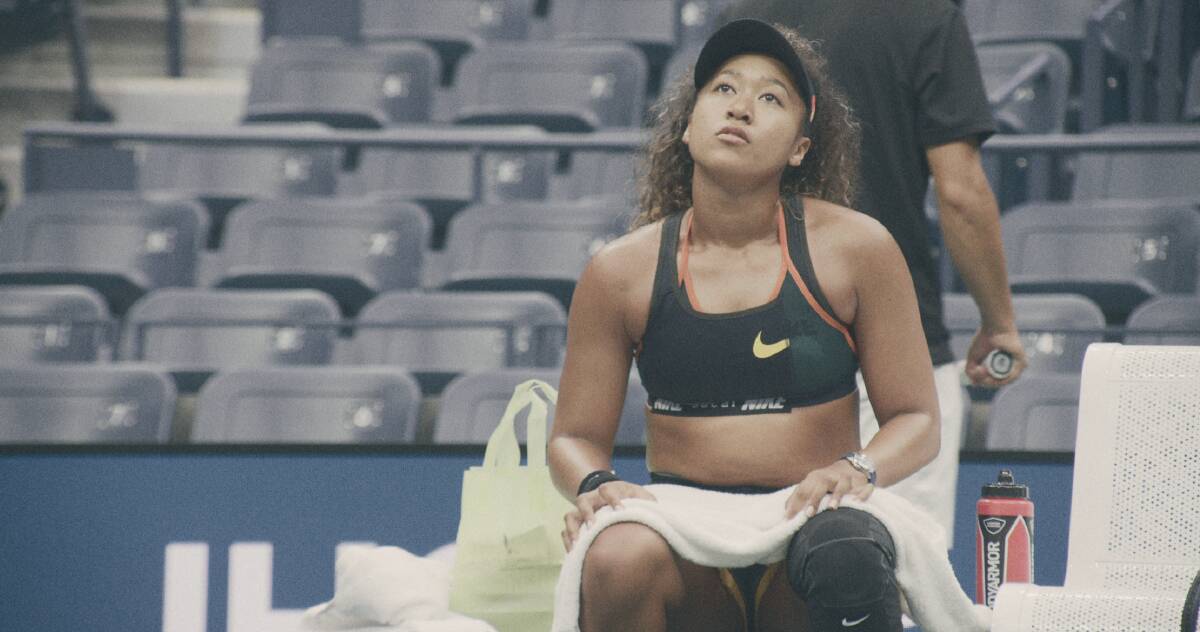 TROUBLED: Naomi Osaka isn't your typical sports documentary and delivers an insight into the tennis star's uncomfortable relationship with fame and pressure.