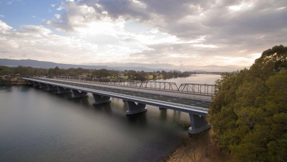 Concepts designs of the new Shoalhaven River crossing on the NSW South Coast. Photo: Transport for NSW