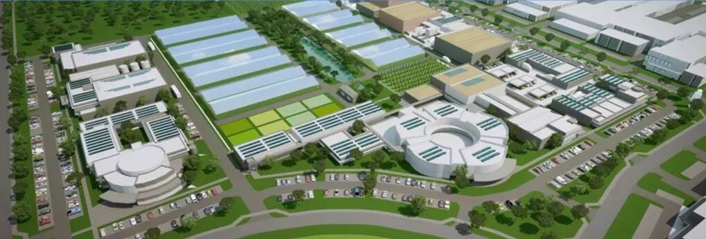 An artist's impression of the future Peel Business Park. Photo: Landcorp