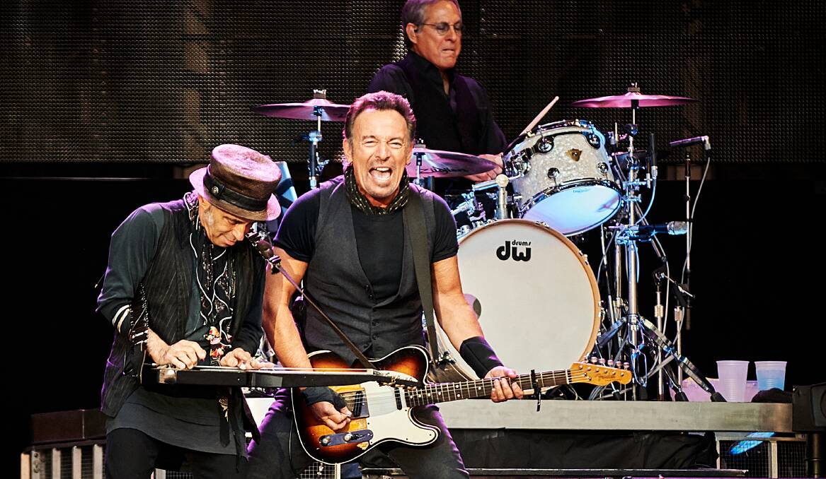 The Boss, Bruce Springsteen on stage. Photo: Shutterstock