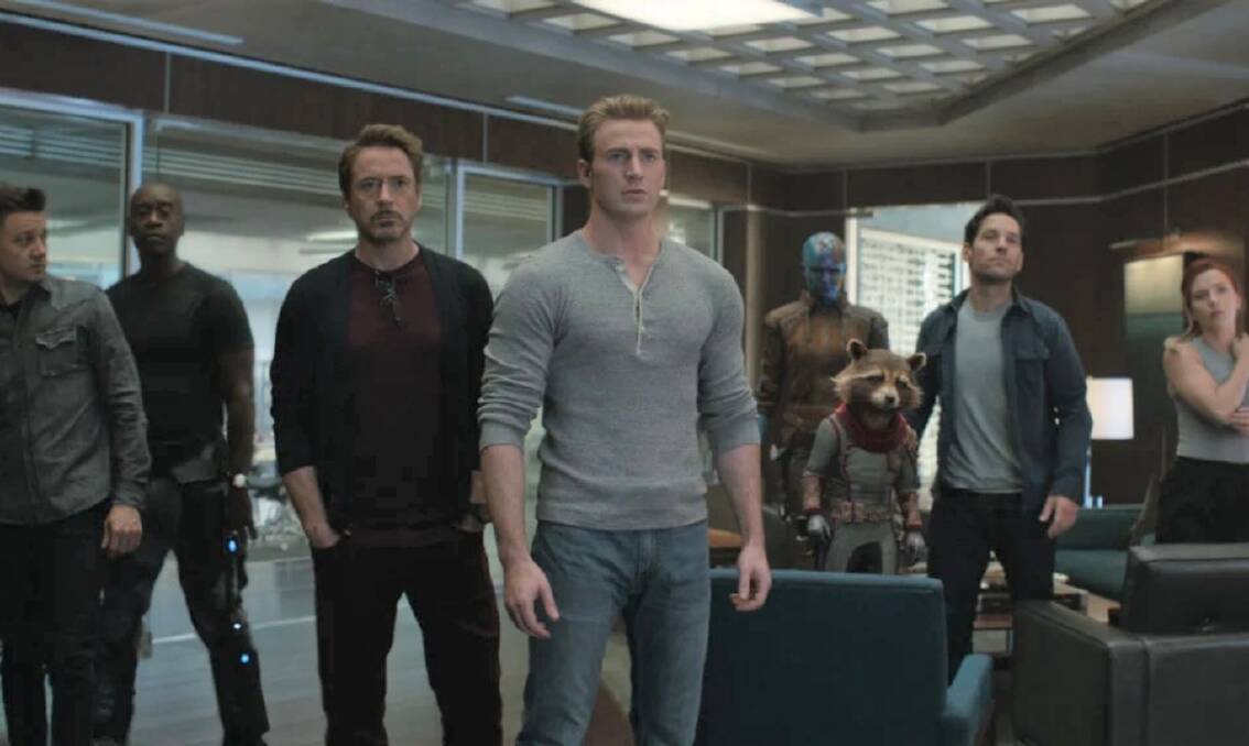 At the movies: A all-star cast returns to the big screen for superhero blockbuster Avengers: Endgame, the 22nd instalment in the Marvel Cinematic Universe franchise. Photo: Supplied. 