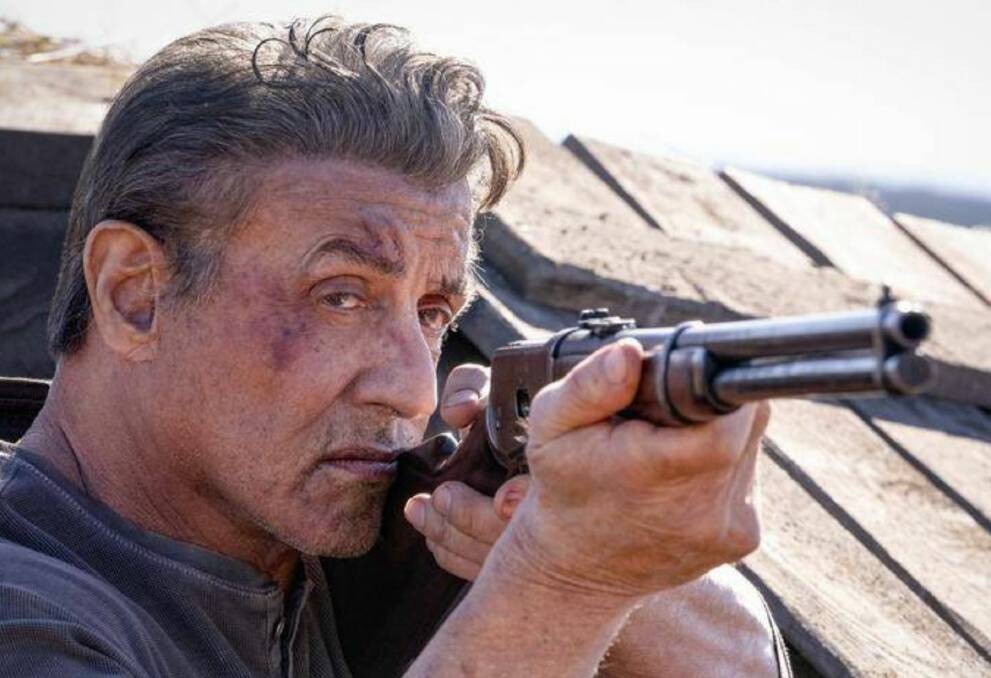 At the movies: Sylvester Stallone stars in Rambo: Last Blood, the fifth installment in the Rambo franchise. Photo: Supplied. 