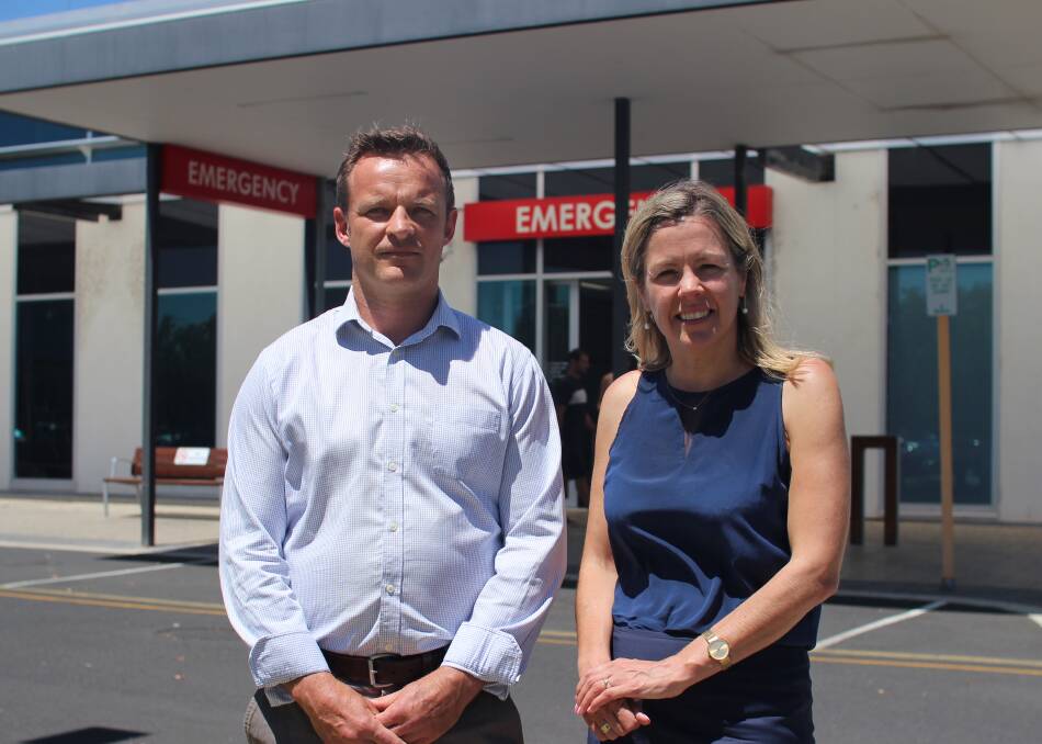 Liaison lifeline: Clinical psychologist Dr Keith Mowat and Vasse MLA Libby Mettam have campaigned for a psychiatric liaison nurse for over two years. Photo: Jesinta Burton.