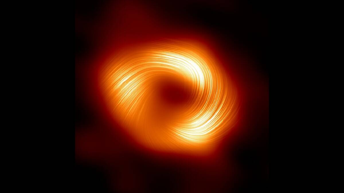 Event Horizon Telescope's latest image of Sagittarius A*. Picture ETH Collaboration