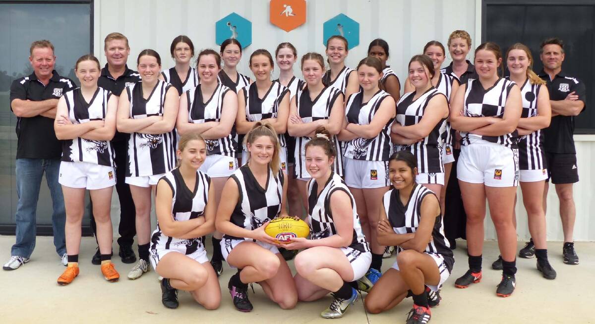 The first ever AFLW Youth Girls Team in Busselton have made the finals. Image supplied.