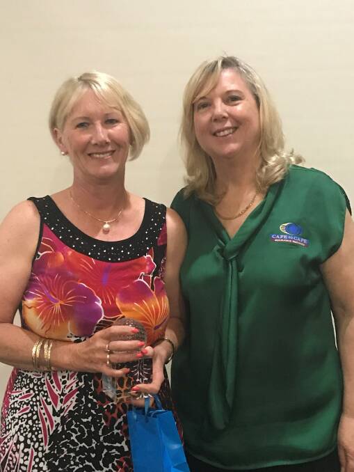 2019 Ladies Champion Marion Fraser and sponsor Lana Kirby from Cape to Cape Insurance. Image supplied.