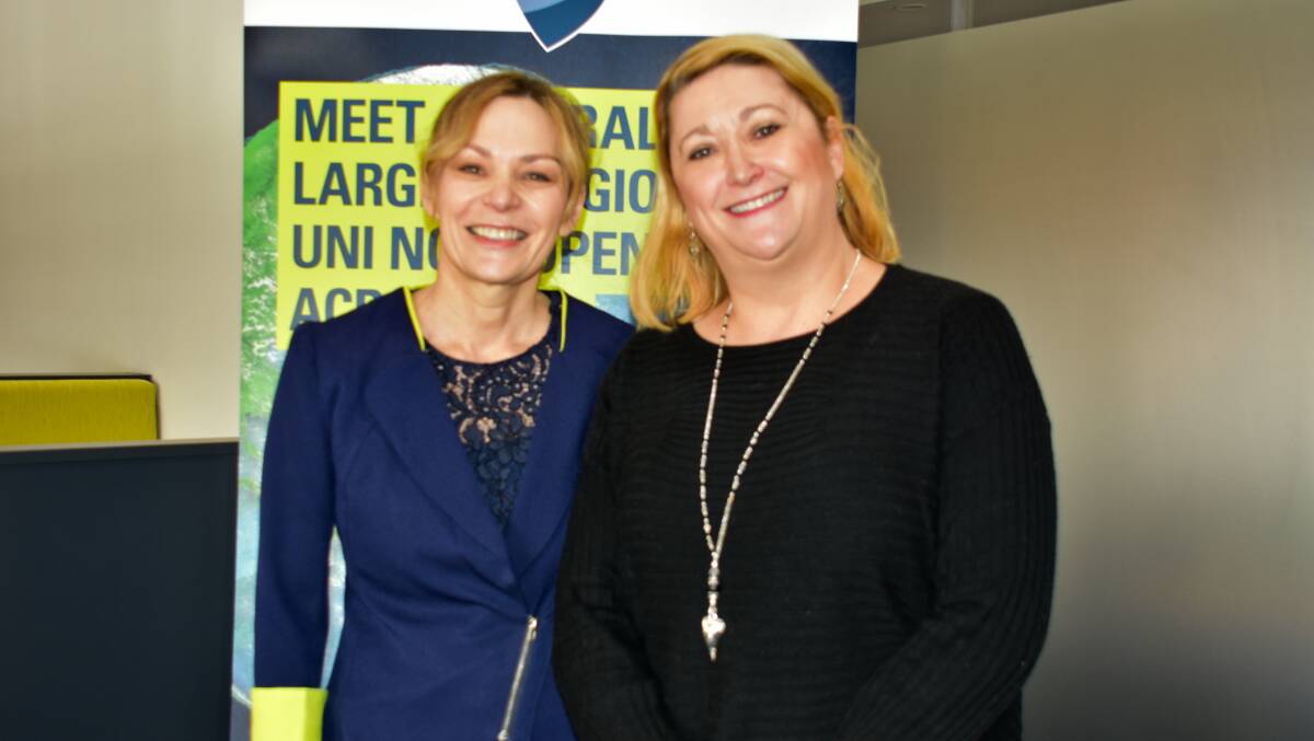 CQ University Busselton study hub coordinator Angela Bancilhon and businesswoman Nikki Griffiths are undertaking research projects focused on the South-West.