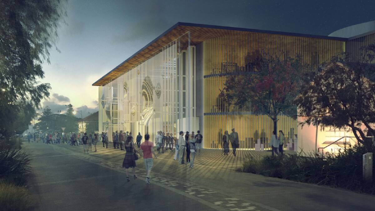 Artist's impression of the kinetic building. Image supplied.