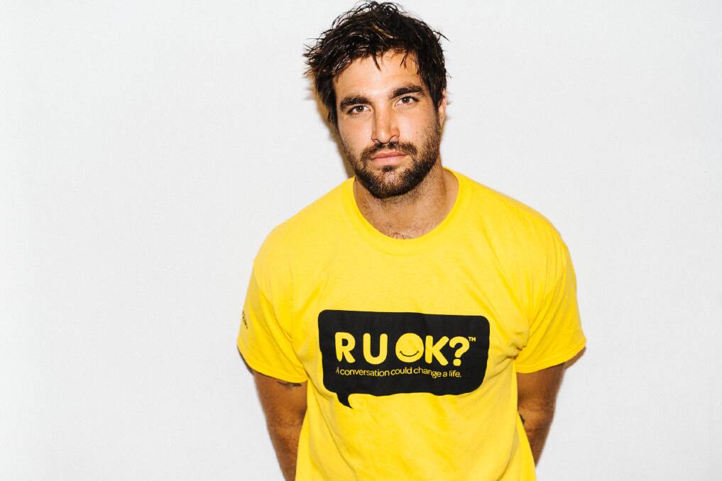Former Dunsborough resident and AFL player Tom Derickx has signed on to become an ambassador for R U OK Day. Image supplied.