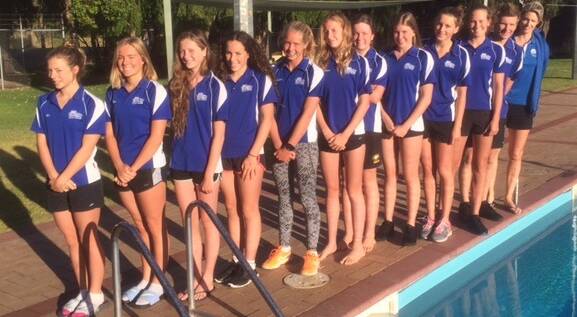 The Busselton Swimming Club age and open state Championship team.