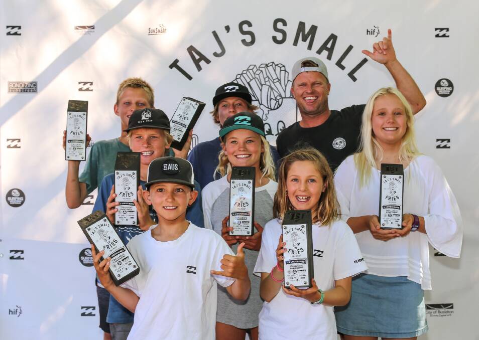 Taj's Small Fries is about to kick off for its 13th year. Image by Surfing WA/Woolacott.