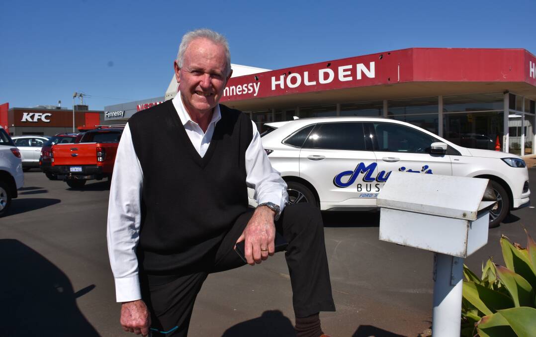 Fennessy car dealership owner Ray Mountney said it was a sad day to see the iconic Holden signs pulled down from their Busselton premises.