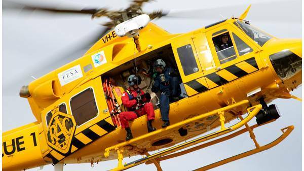 RAC Rescue Helicopter sent to Quindalup crash