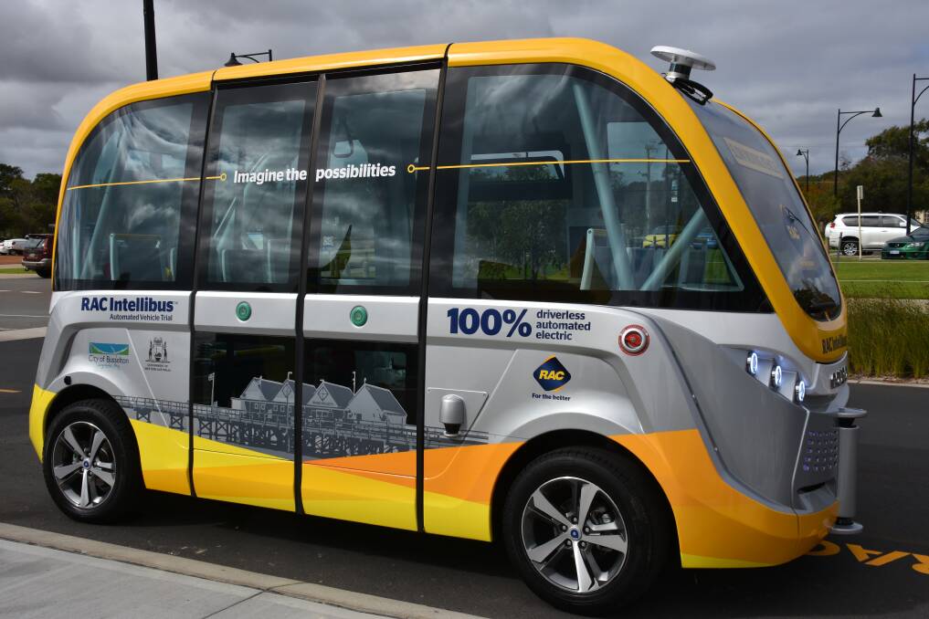 Busselton was the first regional town in WA to test the driverless RAC Intellibus. 