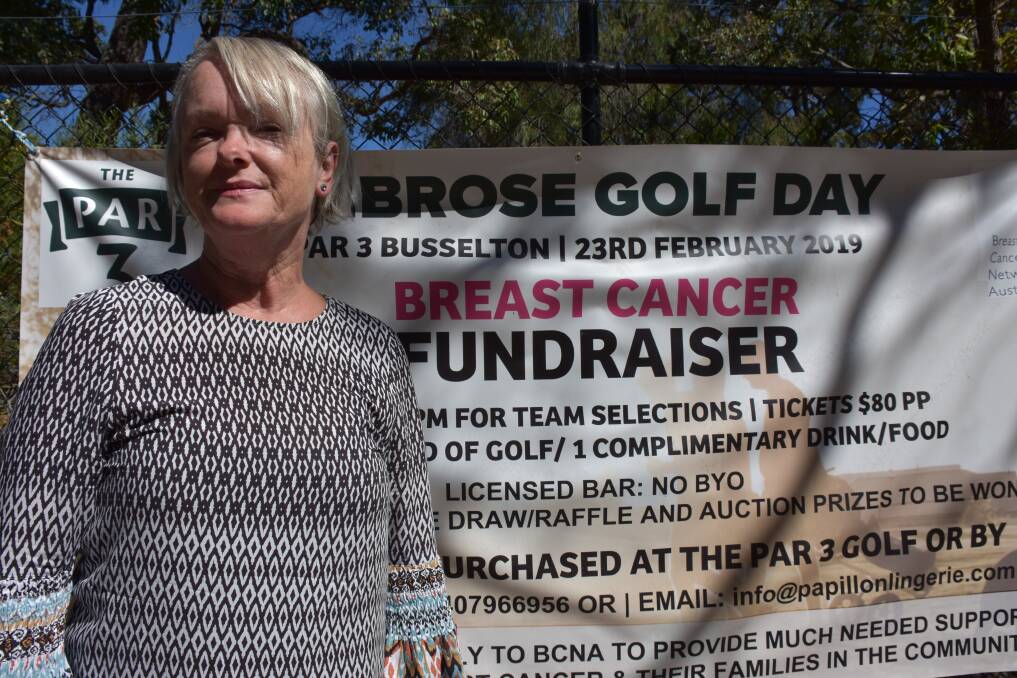 Breast cancer survivor and owner of Papillon Lingerie, Cecilia McCarron, has organised a fundraising golf day for Breast Cancer Network Australia. 