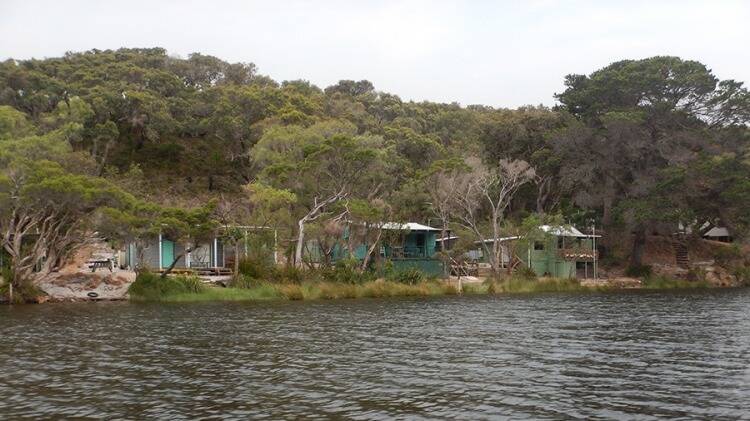 Donnelly River huts. Photo by Doug Green.