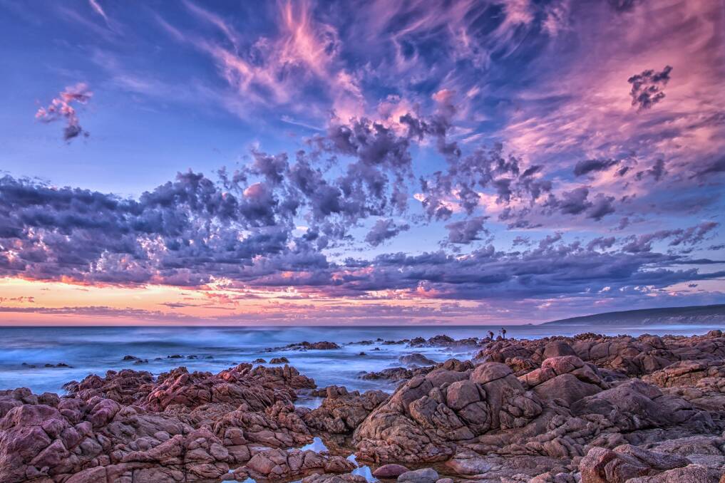 WA photographer David Ashley's image of a Yallingup sunset is a finalist in the Merrell Australia photo competition. Voting is open to the public online at merrellaustralia.shortstack.com/7L9N6V. 