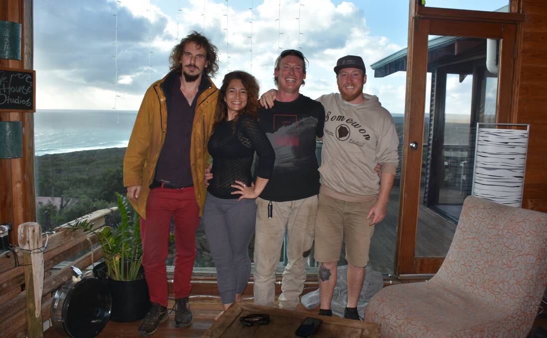 Elliot Cihill, Tara DePaolo, Glenn and Brad Baker are in the fight of their lives to save the iconic Waves House Music Studio in Yallingup from closing.