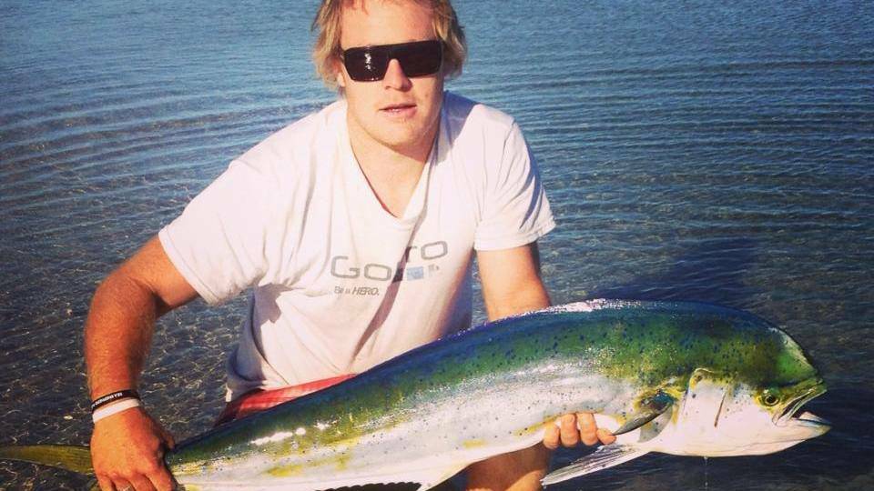 In 2014, Busselton fisherman Rhys Assan caught a mahi-mahi at Wonnerup Beach.