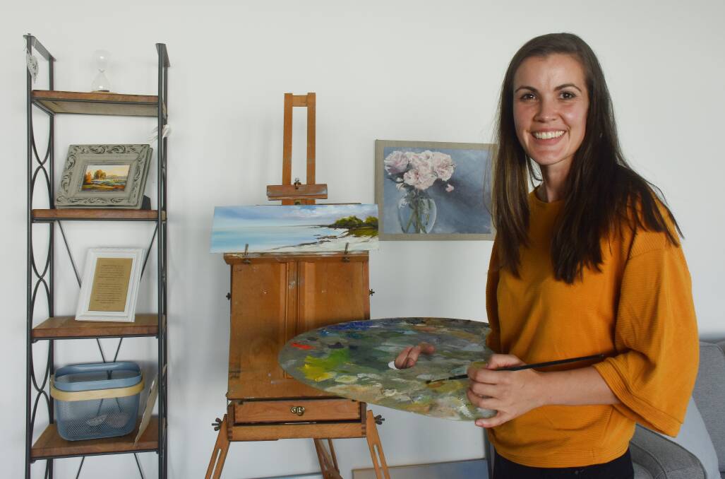 Dunsborough artist Heidi Mullender will feature her work at Happs Winery during this year's Margaret River Open Studios event.